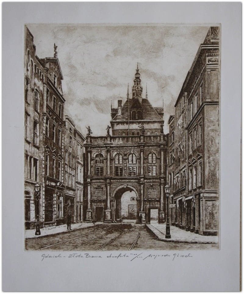 Praca „Gdańsk, Złota Brama” autorstwa Wojciech Górecki