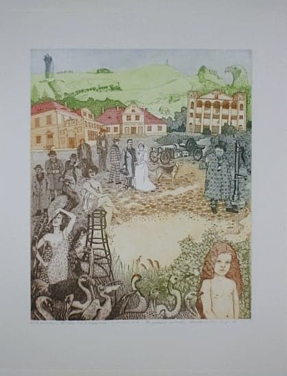 Praca „Ulica Krokodyli-Tam gdzie ptasia Atlantyda” autorstwa Marian Bocianowski