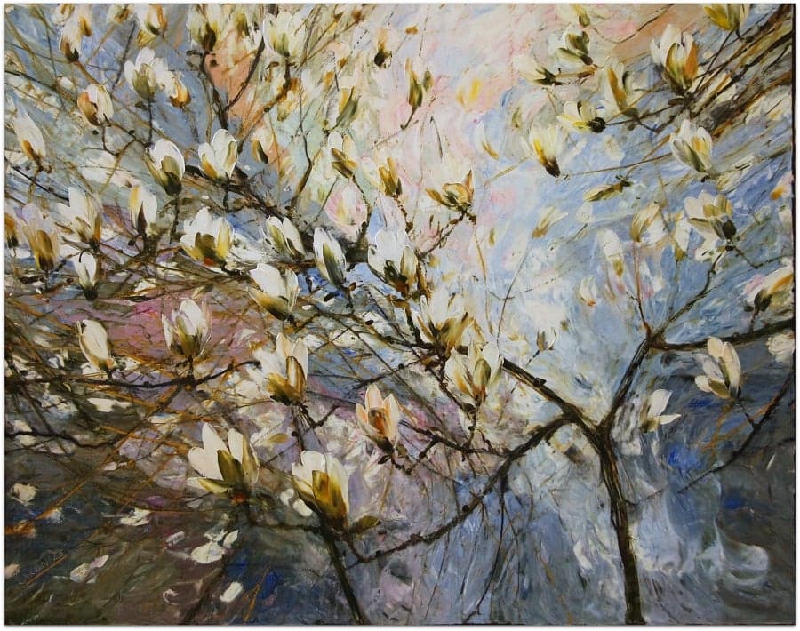 Praca „Magnolie” autorstwa Karina Sławińska