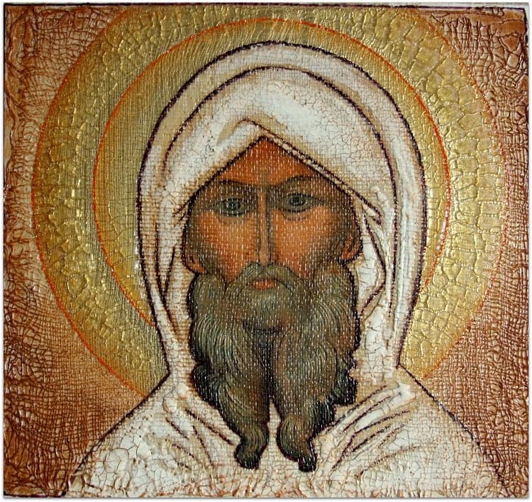 Praca „Św. Antoni Pustelnik” autorstwa Joanna Barczyk