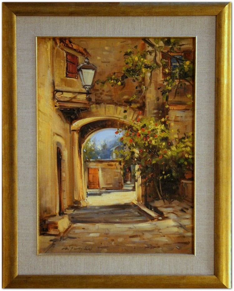 Praca „W bramie-Toskania” autorstwa Zbigniew Pieczyński
