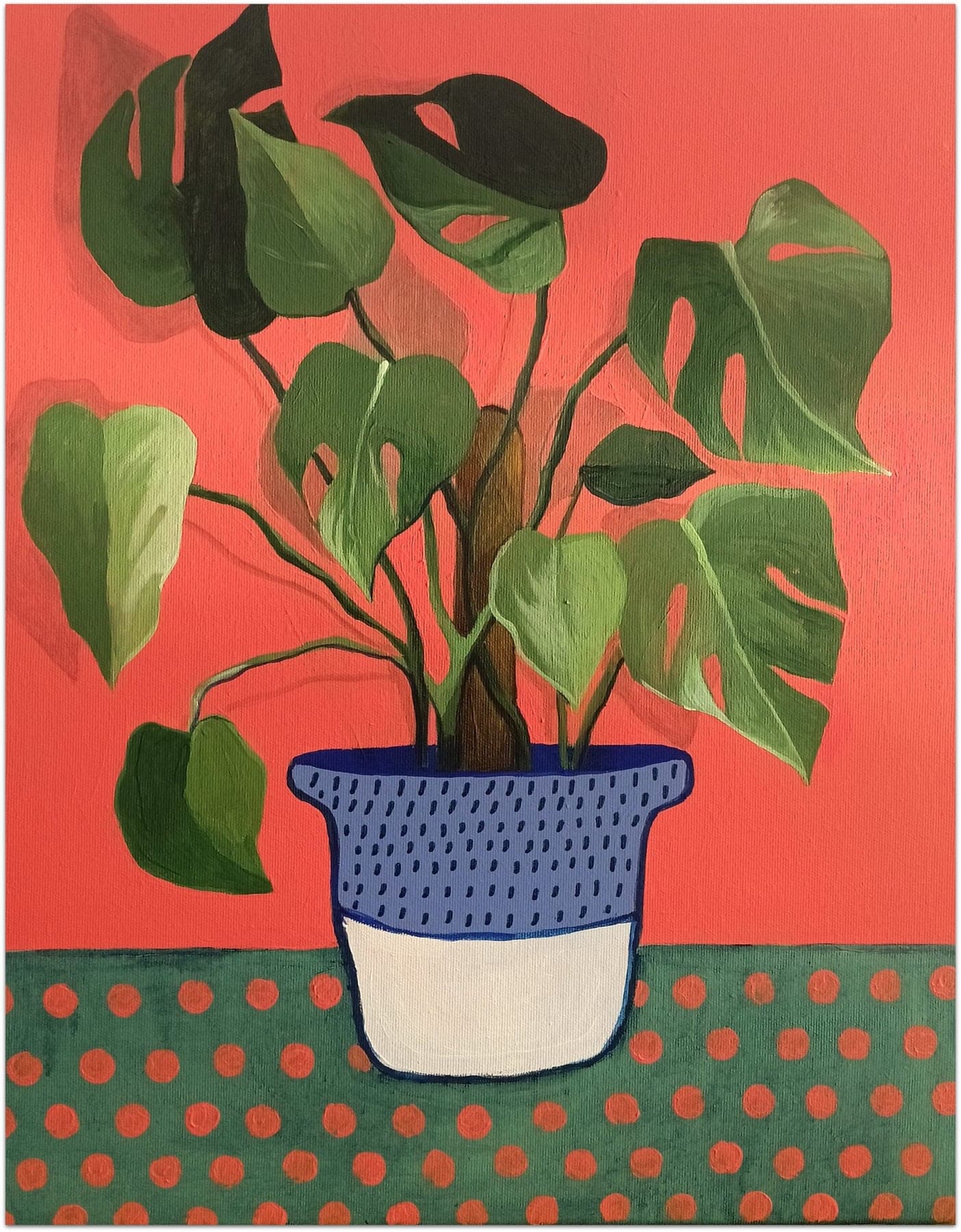 Praca „Monstera” autorstwa Magdalena Brennenstuhl