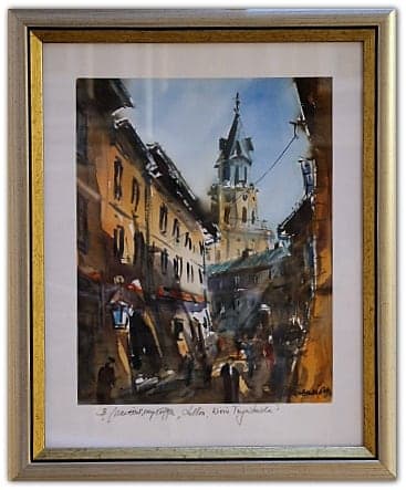 Praca „Wieża Trynitarska” autorstwa Bartłomiej Michałowski