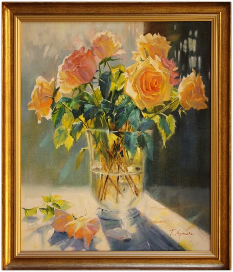 Praca „Róże” autorstwa Tatiana Majewska