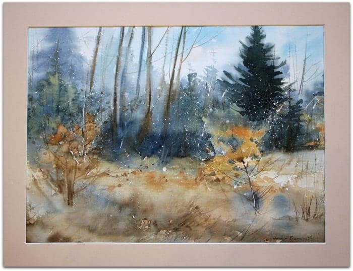 Praca „Las” autorstwa Hanna Korzeniowska