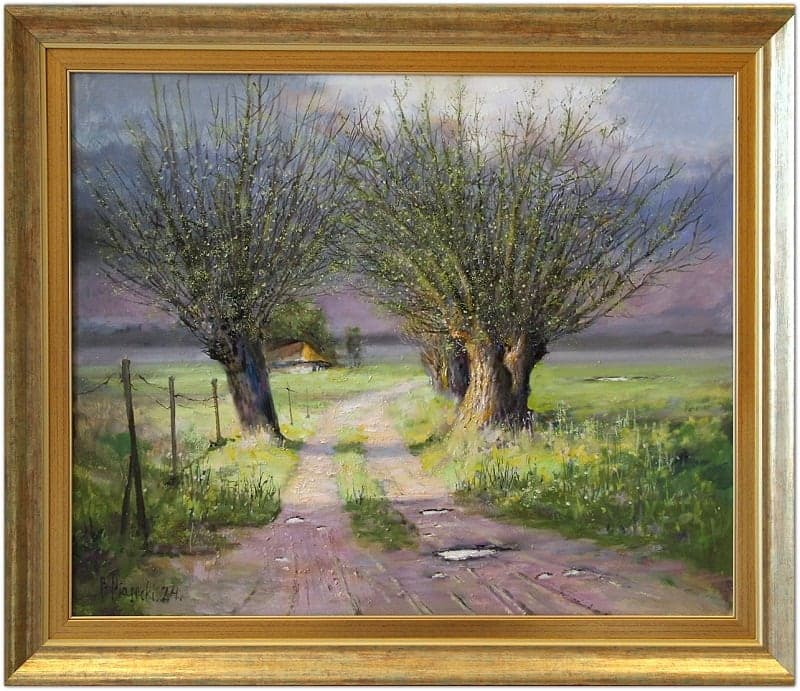 Praca „Wierzby” autorstwa Bohdan Piasecki