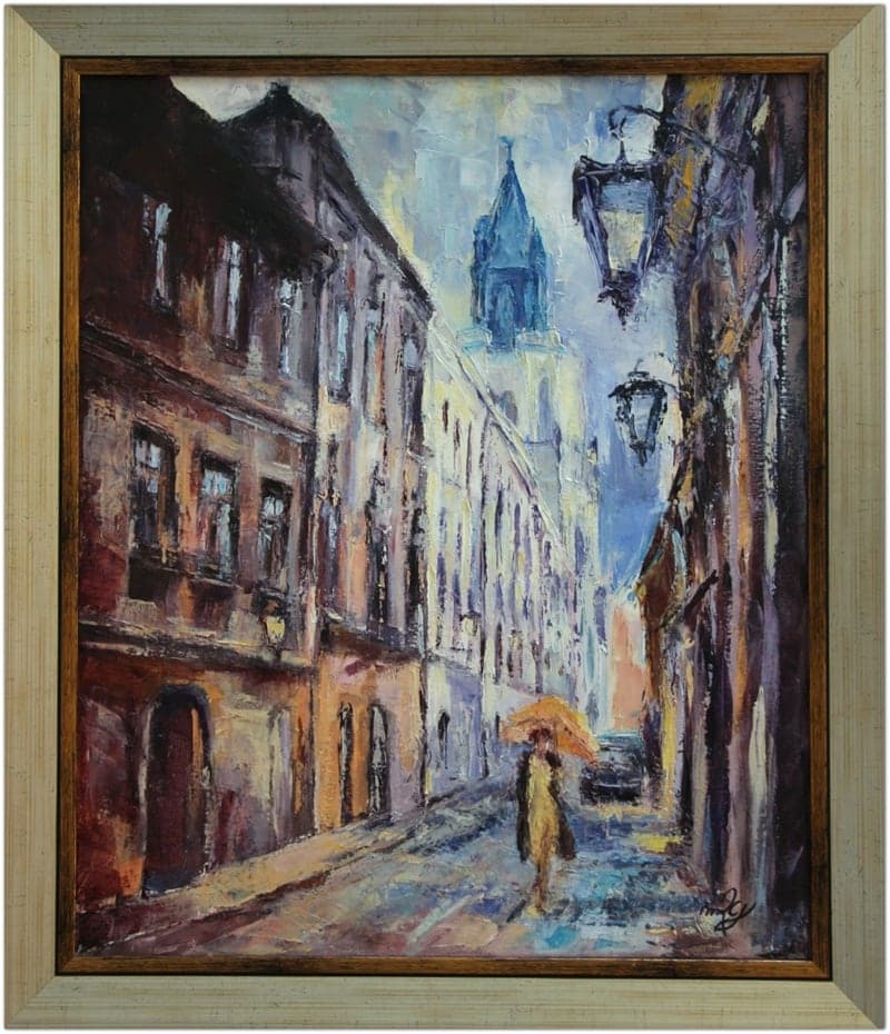 Praca „Jezuicka street” autorstwa Maria Radomska-Grobelska