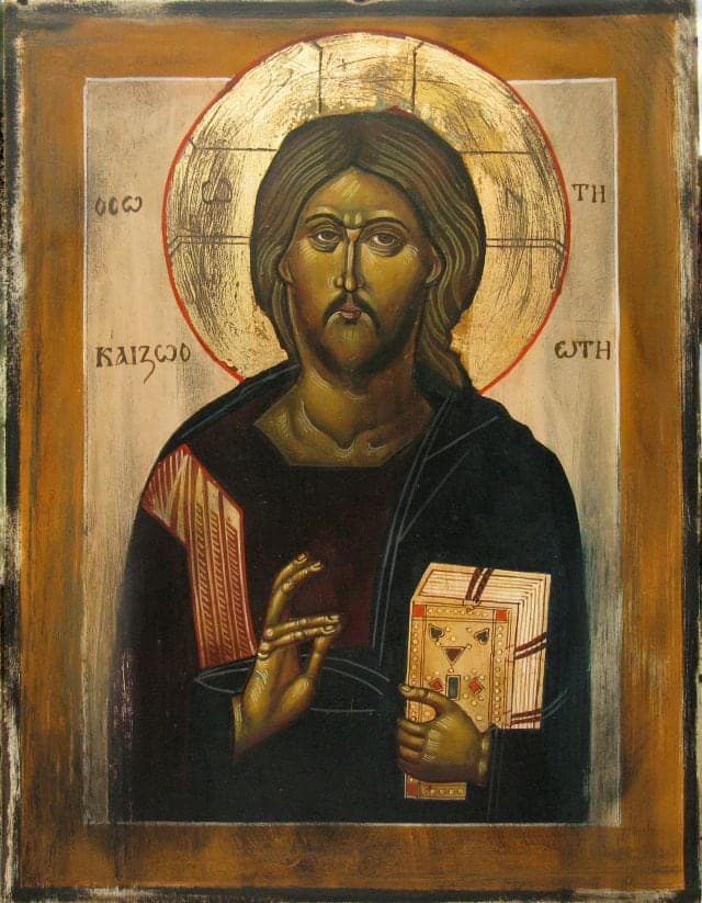 Praca „Chrystus Pantokrator” autorstwa Andrzej Dudek